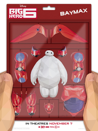 Illustration for article titled Baymax is the star in these gorgeous Big Hero 6 posters